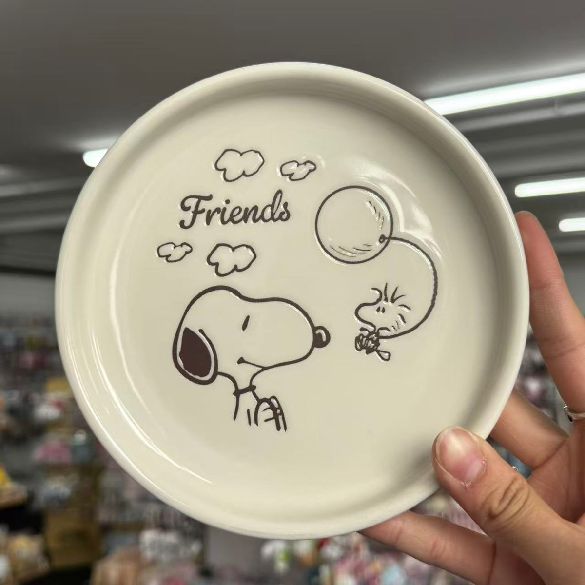 PEANUTS | Snoopy Plate (White)