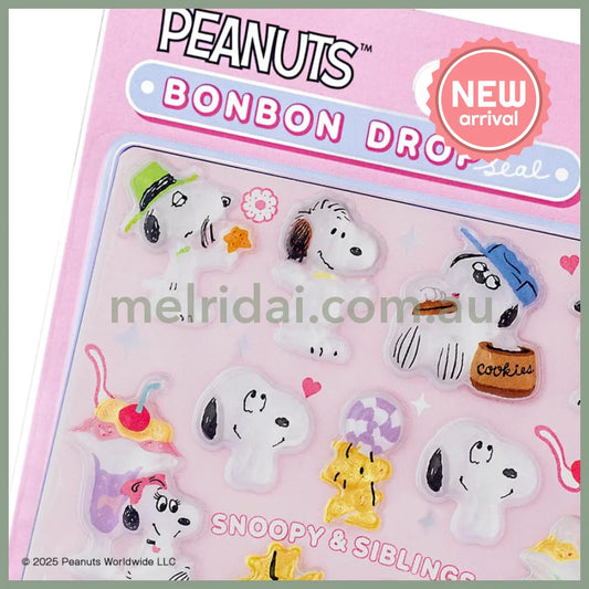 Bonbon Drop | Peanuts Snoopy Seal 3D Sticker 95×170×5mm