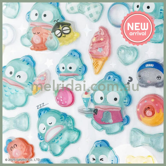 Bonbon Drop | Sanrio Hangyodon Seal 3D Sticker 95×170×5mm