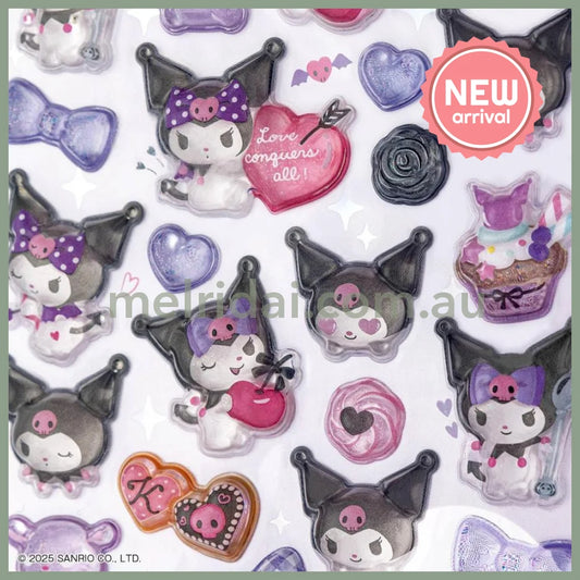 Bonbon Drop | Sanrio Kuromi Seal 3D Sticker 95×170×5mm