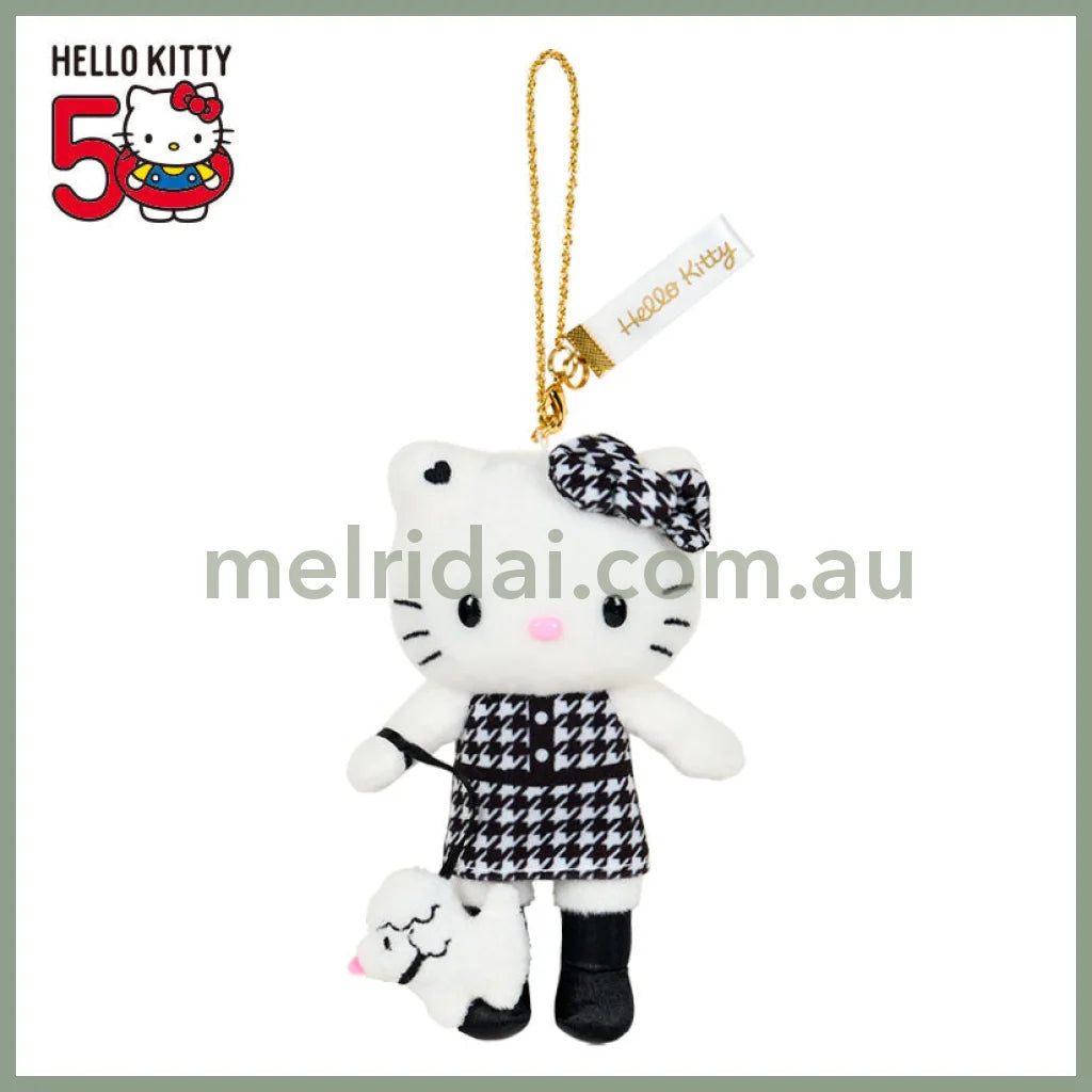 【Limit 1 / customer】SANRIO | Hello Kitty Style up Long Leg Mascot Holder / Plush Keychain / Bag Charm 15×7×17cm (50th