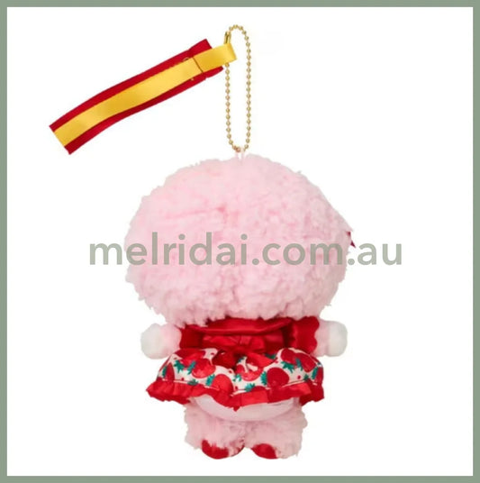 【Limit 1】SANRIO | My Sweet Piano Mascot Holder Plush Keychain W11×D7×H15.5cm (Strawberry News 50th Anniversary)