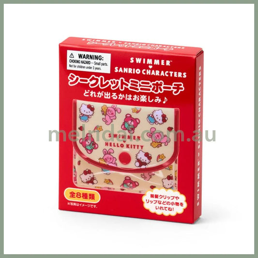 【Limit 2 / customer】Sanrio x SWIMMER | Secret Mini Pouch Blind Box 10.5W x 1.7D x 8.8H cm (2nd Edition)