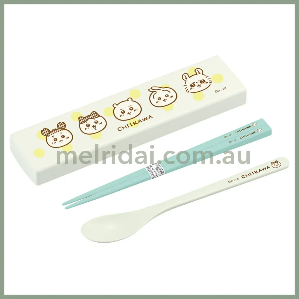 【Made in Japan】CHIIKAWA | Chopstick case with pullout lid Combi set 18×191×48mm (Dishwasher and dish dryer safe)