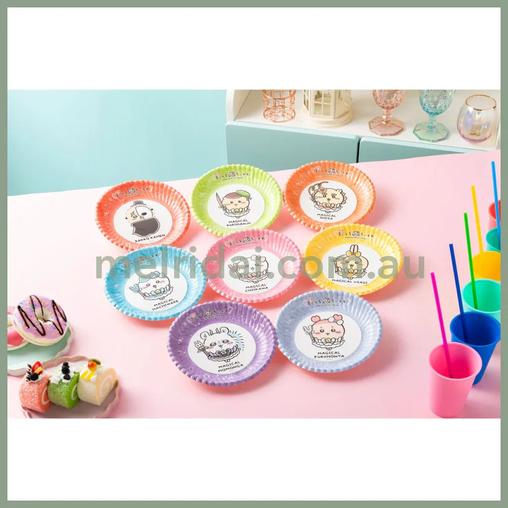 【Made In Japan】Chiikawa | Paper Plates 8Pcs 170Mm 吉伊卡哇 印花纸盘/纸碟餐盘 8枚入