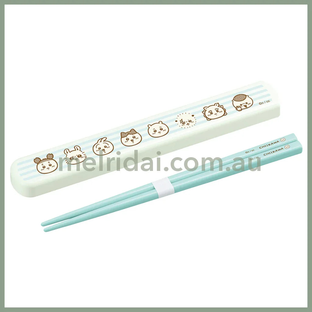 【Made in Japan】CHIIKAWA | Pull-Lid Chopsticks Box Set 14×206×30mm (Dishwasher and dish dryer safe)