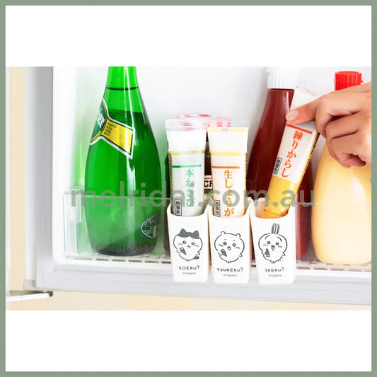 【Made In Japan】Chiikawa | Tube Holder 各約H70×W36×D42Mm 吉伊卡哇 冰箱挂式整理收纳 三个入组合装