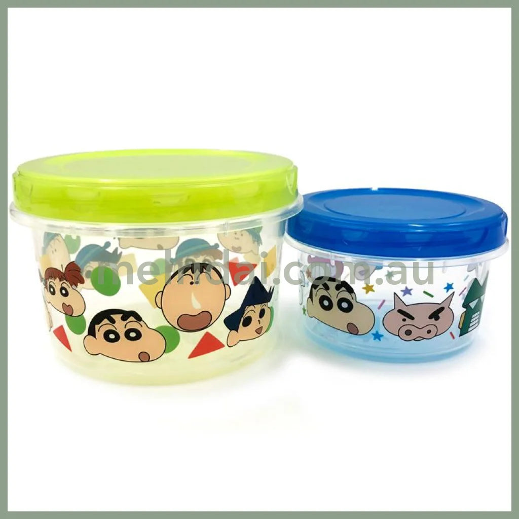 【Made In Japan】Crayon Shin-Chan | Container Set Of Two 500Ml & 250Ml