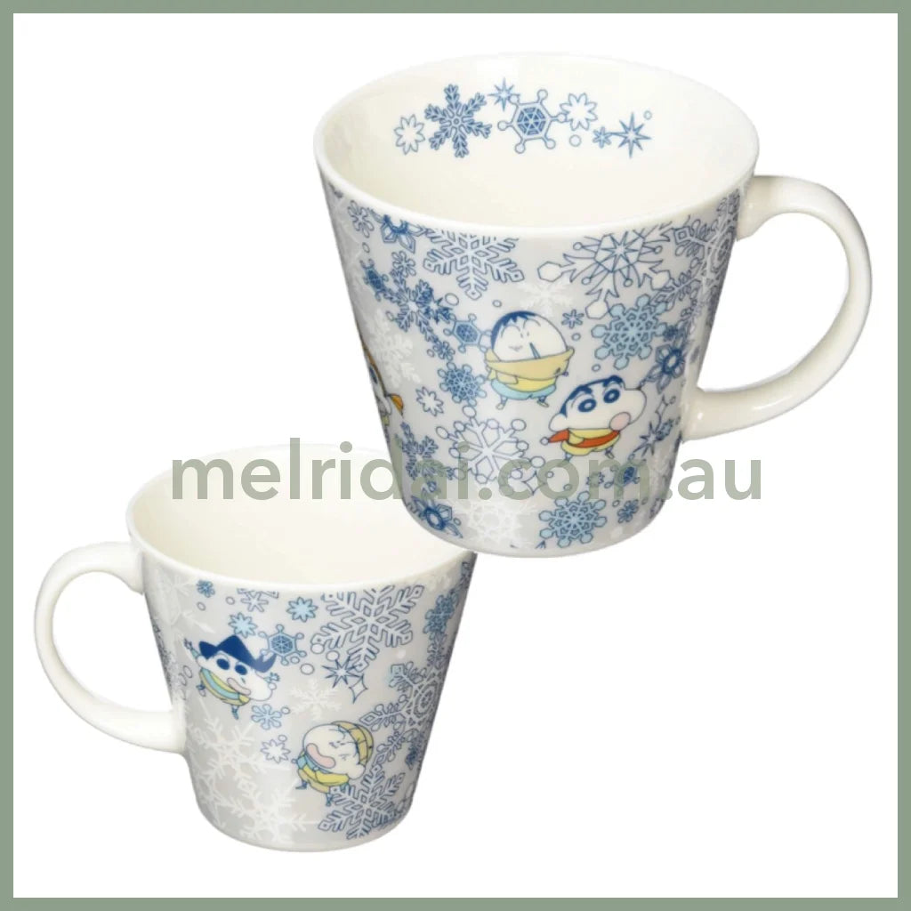 【Made In Japan】Crayon Shin-Chan | Four Seasons Mug Shinnosuke H88×Φ95Mm 蜡笔小新 陶瓷马克杯/四季印花杯 Winter