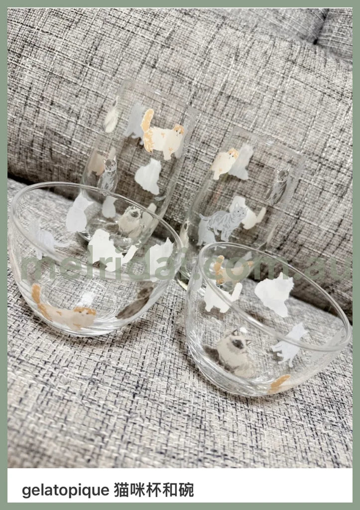 Made In Japangelato Pique | Cats Lovers Mugs/Bowl/Glass //
