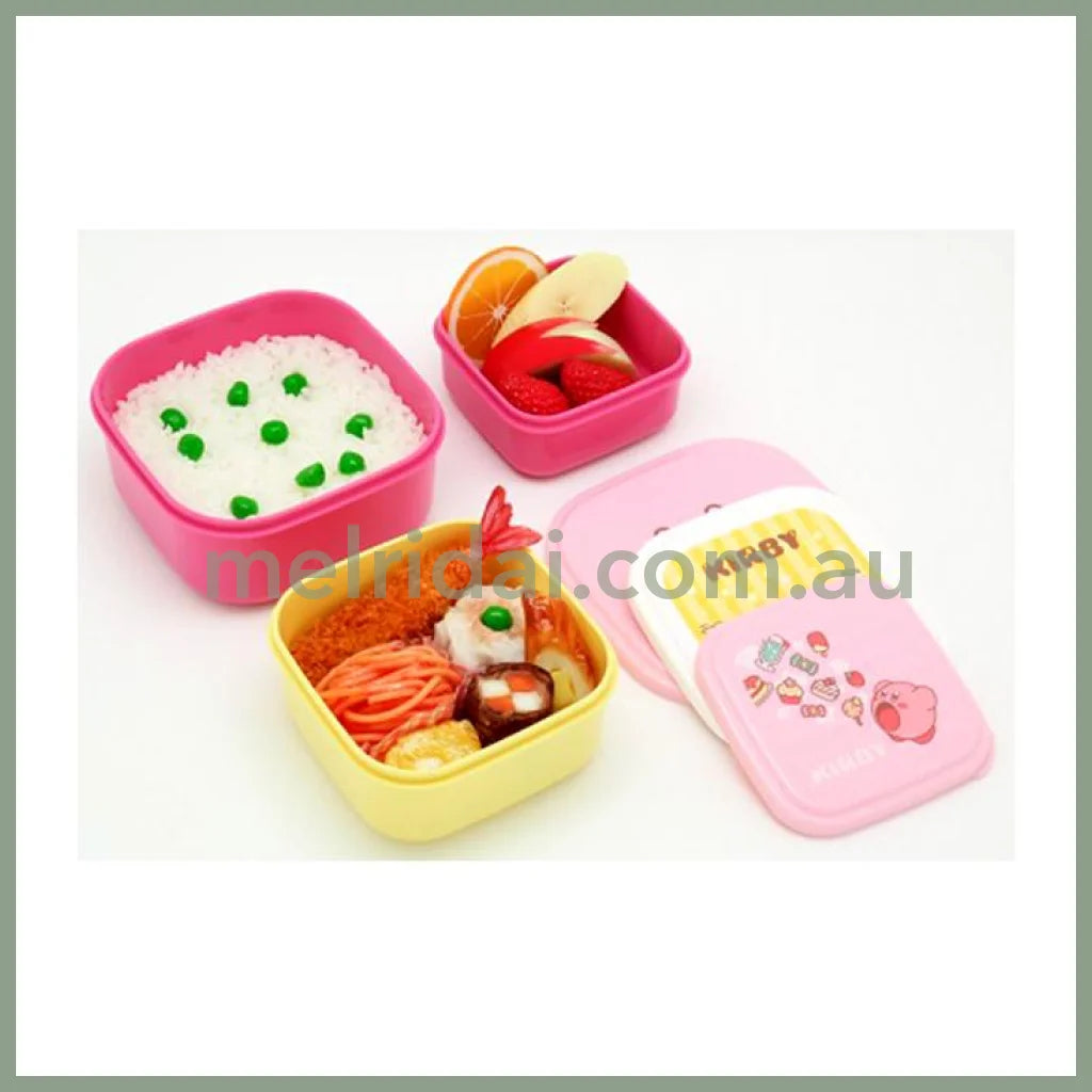 【Made in Japan】Kirby | Nesting Food Storage Container 3pcs Set