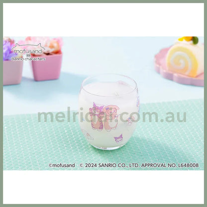 【Made In Japan】Mofusand X Sanrio | Glass 73×H83Mm 猫福 三丽鸥合作款 玻璃杯/牛奶杯/不倒翁杯/摇摇杯