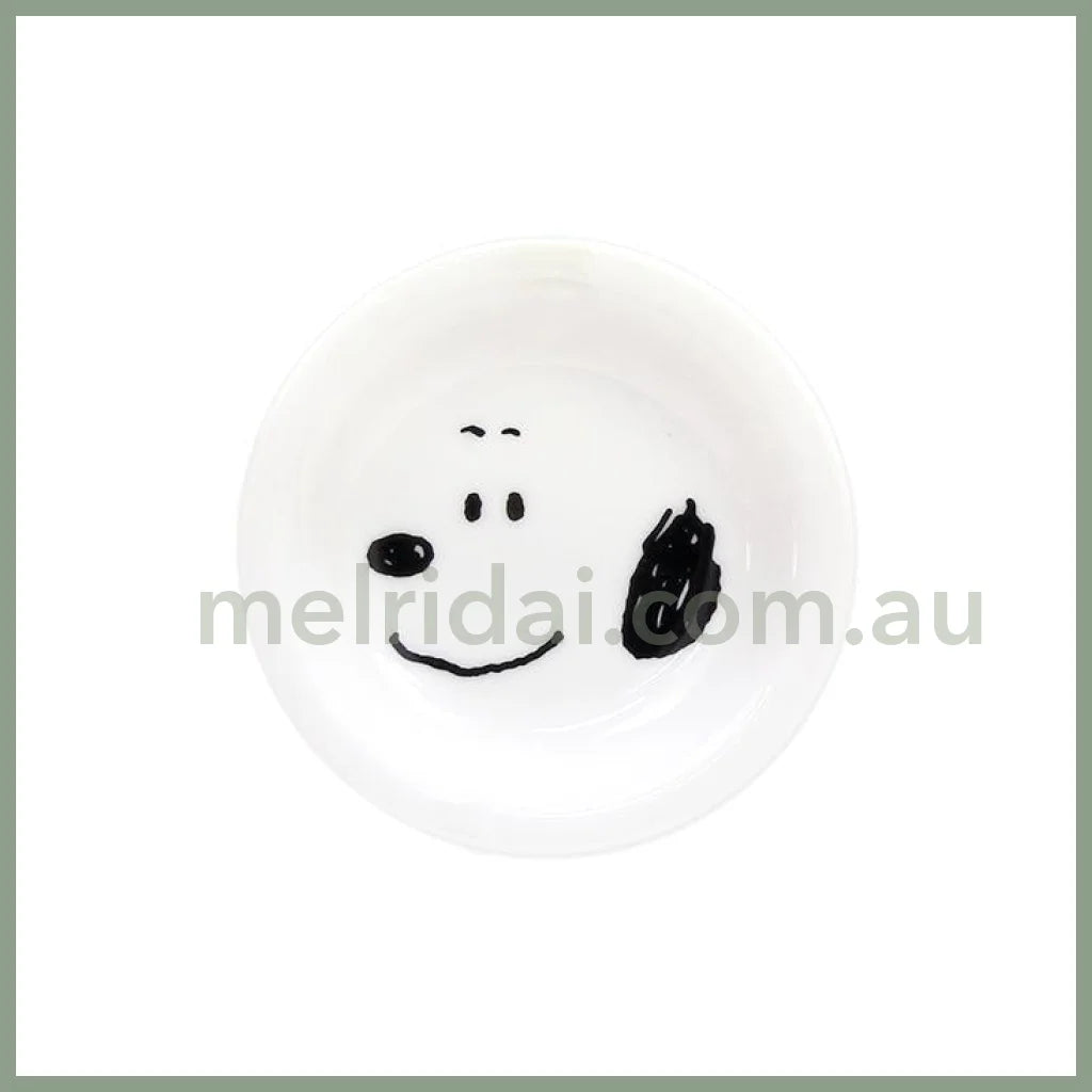 Made In Japanpeanutssnoopy Ceramics Spoon/Small Dish/Cup / // Small Dish-Snoopy