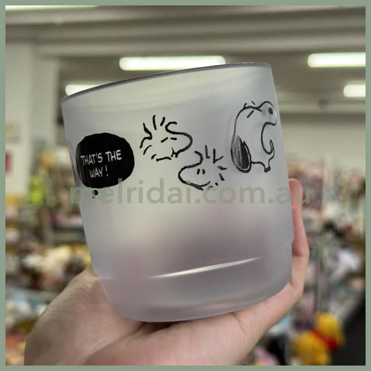 【Made in Japan】PEANUTS | Snoopy Clear Cup Mug 300ml (White)