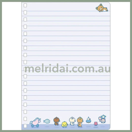 【Made in Japan】SAN-X | B6 Spiral Notebook 148×105mm (Rilakkuma Gaming)