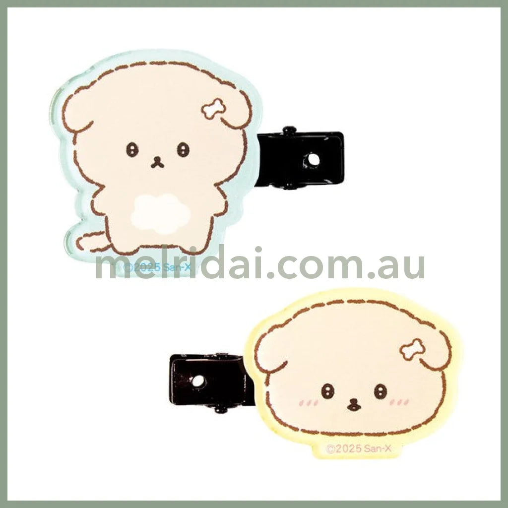 【Made in Japan】SAN-X | Bangs Clip Set Hair Clip H40×W40×D4mm (Ishiyowa-chan/Ishiyowachan)
