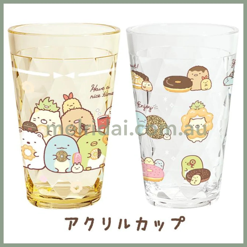 【Made In Japan】San - X | Sumikko Gurashi X Mister Donut Acrylic Tumbler 340Ml 角落生物