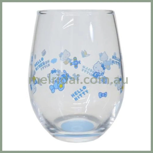 【Made In Japan】Sanrio | Hello Kitty Glass Cup/Tumbler Round Φ75×H100Mm