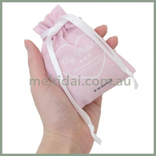 【Made in Japan】SANRIO | Mini Drawstring Bag Pouch 90x120mm (My Melody 50th Anniversary)
