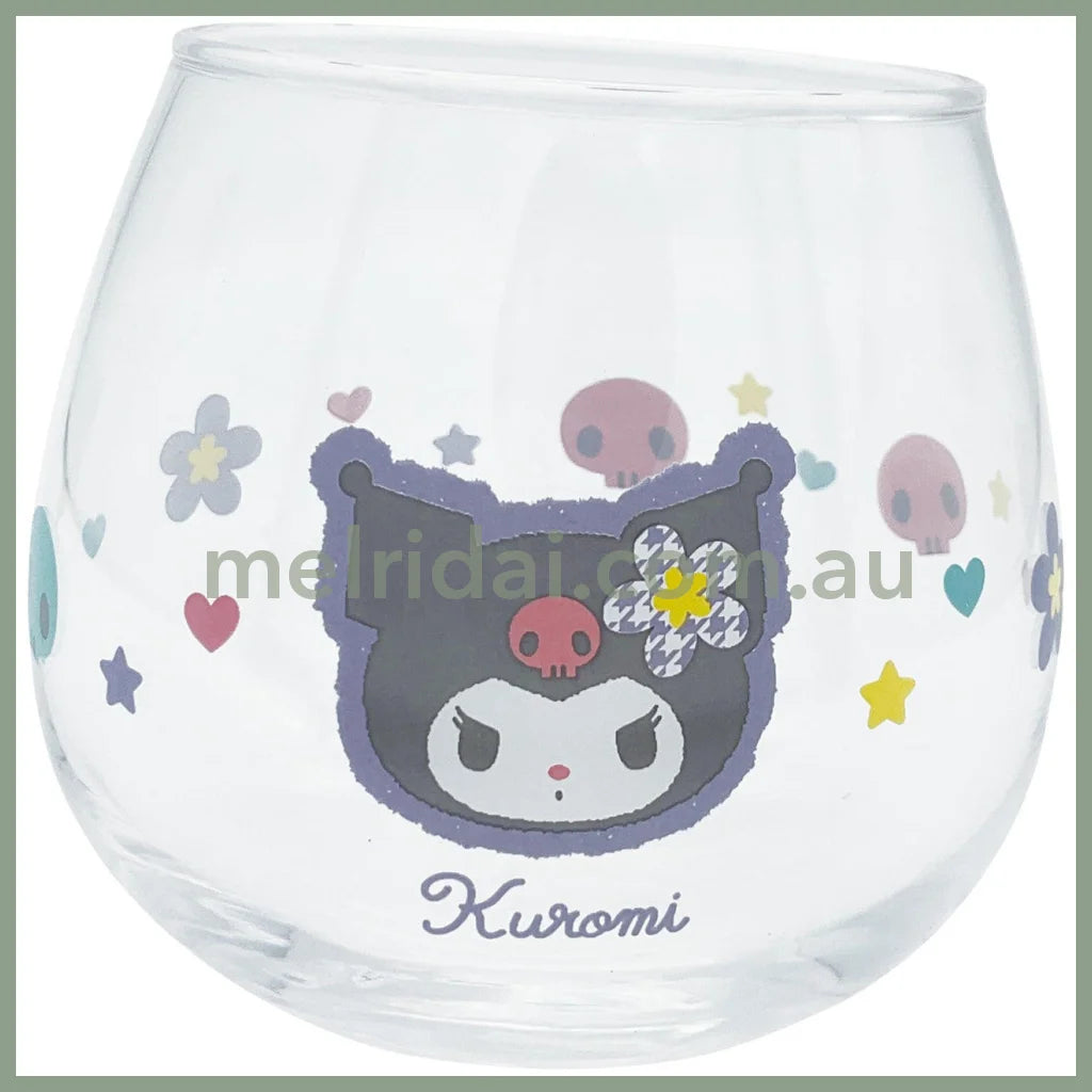 【Made In Japan】Sanrio | Swaying Glass Tumbler (Hana Series) Φ8.6 X H7.8Cm 日本三丽鸥
