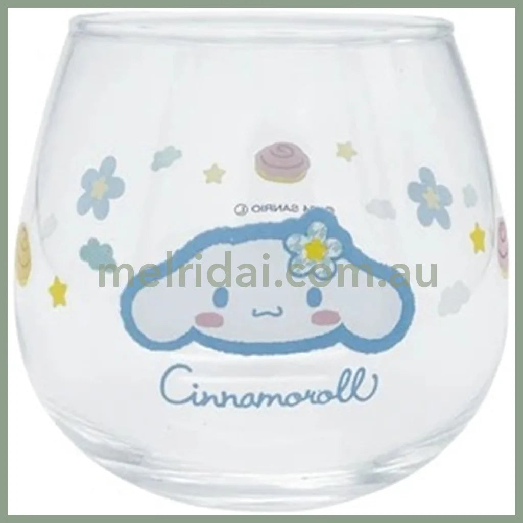 【Made In Japan】Sanrio | Swaying Glass Tumbler (Hana Series) Φ8.6 X H7.8Cm 日本三丽鸥