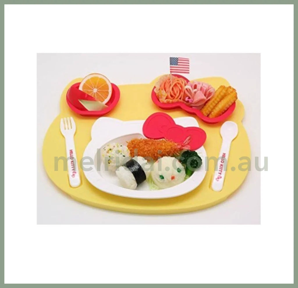Made In Japansanrio Babyhello Kitty Icon Baby Kids Tableware Dishes Plate Set 5