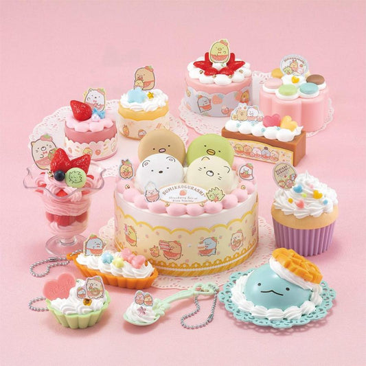 SAN-X | Sumikko Gurashi Whipped Cream Sweets Set 980x450x980mm(Sweets deco looks like real cakes)