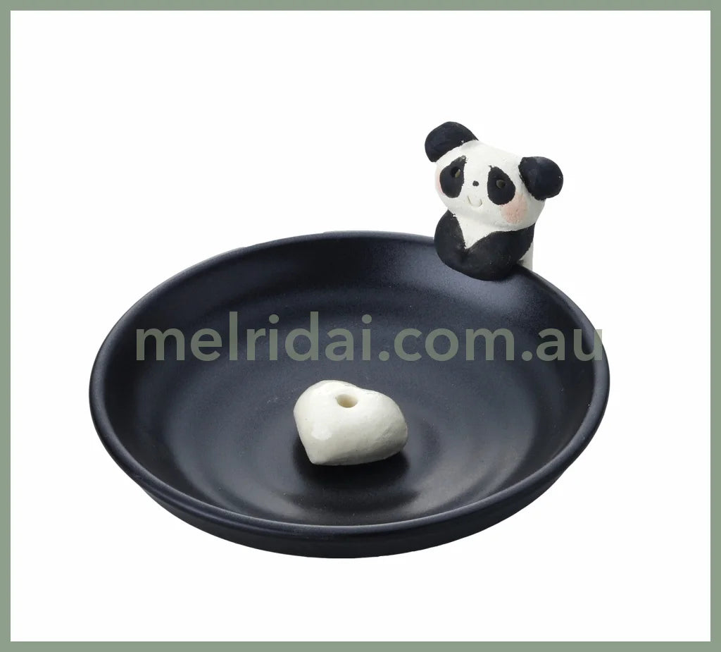 Matsumoto | Panda Incense Holder 日本 美浓烧 手作陶制香立