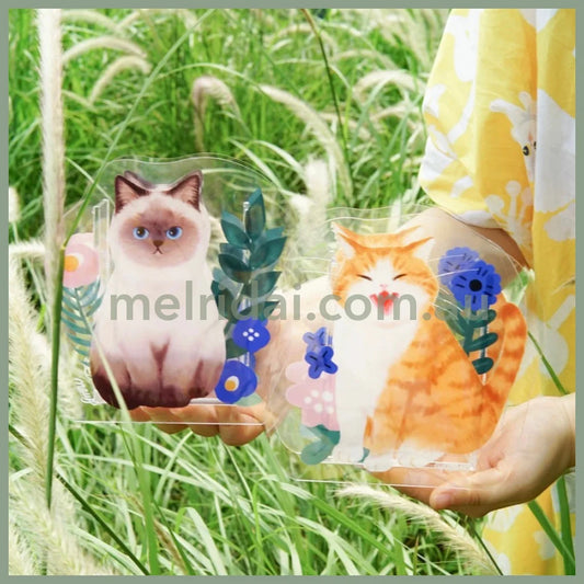 Mewji Cat Acrylic Vase Pen Stand (Og) /