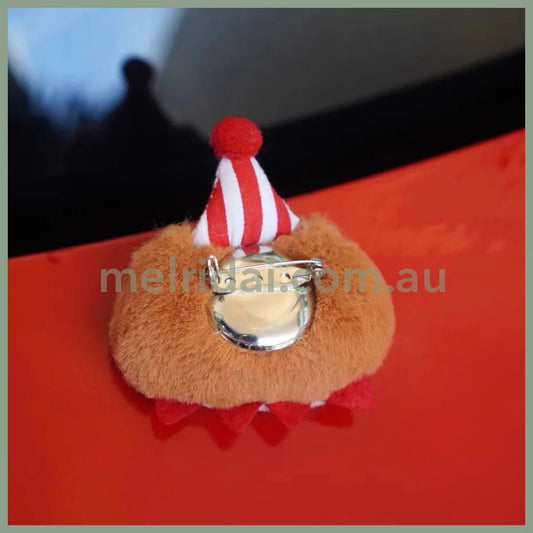 Mewji♡Cat Mascot Brooch 妙吉猫 毛绒猫咪造型胸针 配饰