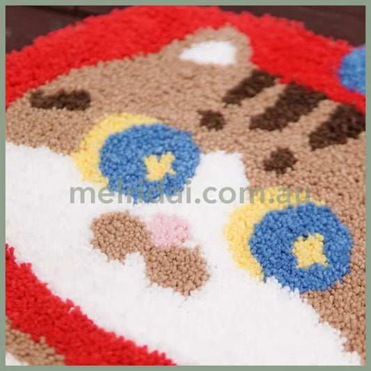 Mewji♡Cat-Shaped Floor Rug 44 X 94Cm (Apple)