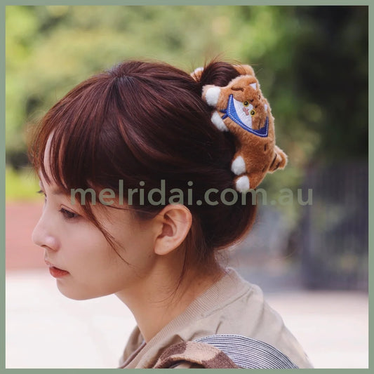 Mewji Fluffy Cat Hair Claw Clip (Bn)