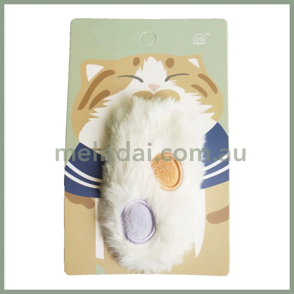 Mewji Fluffy Cat Hair Clip Wh