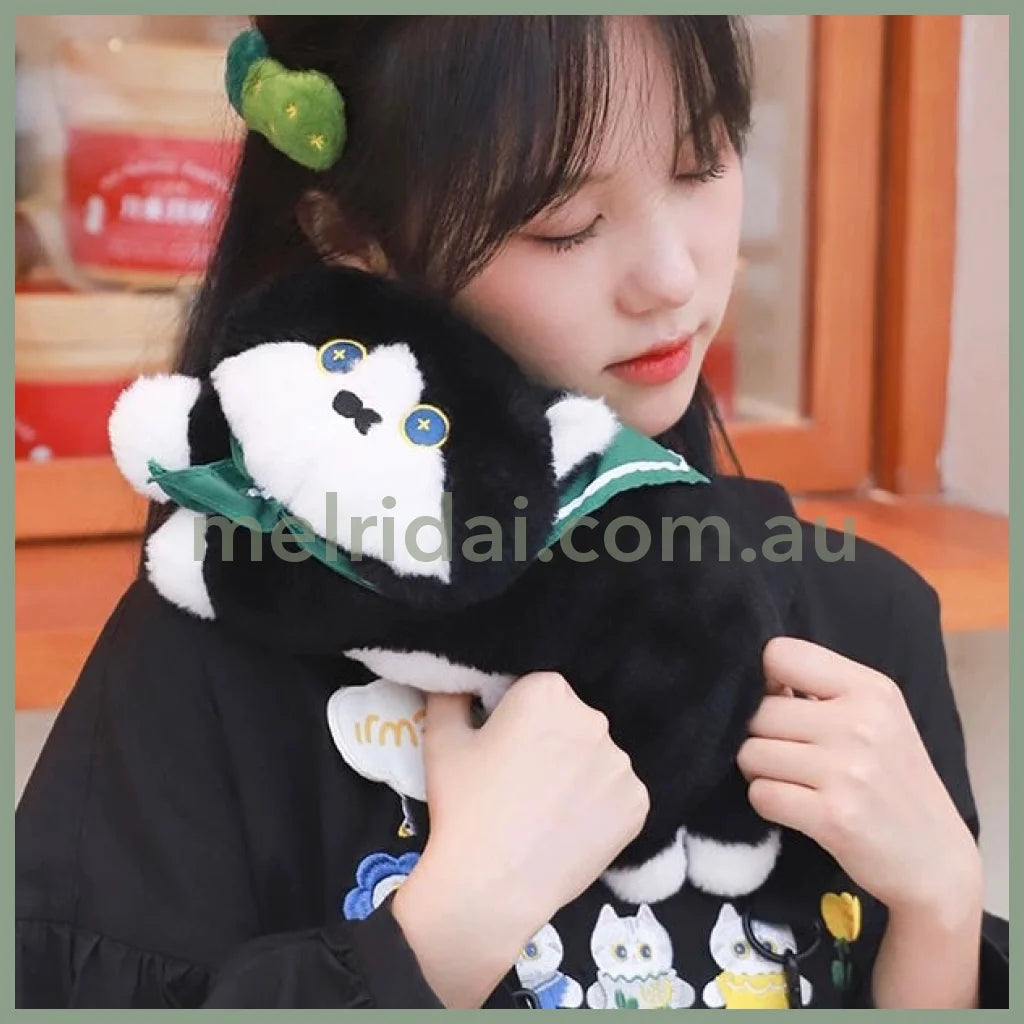 Mewji Fluffy Shoulder Bag(Bk)