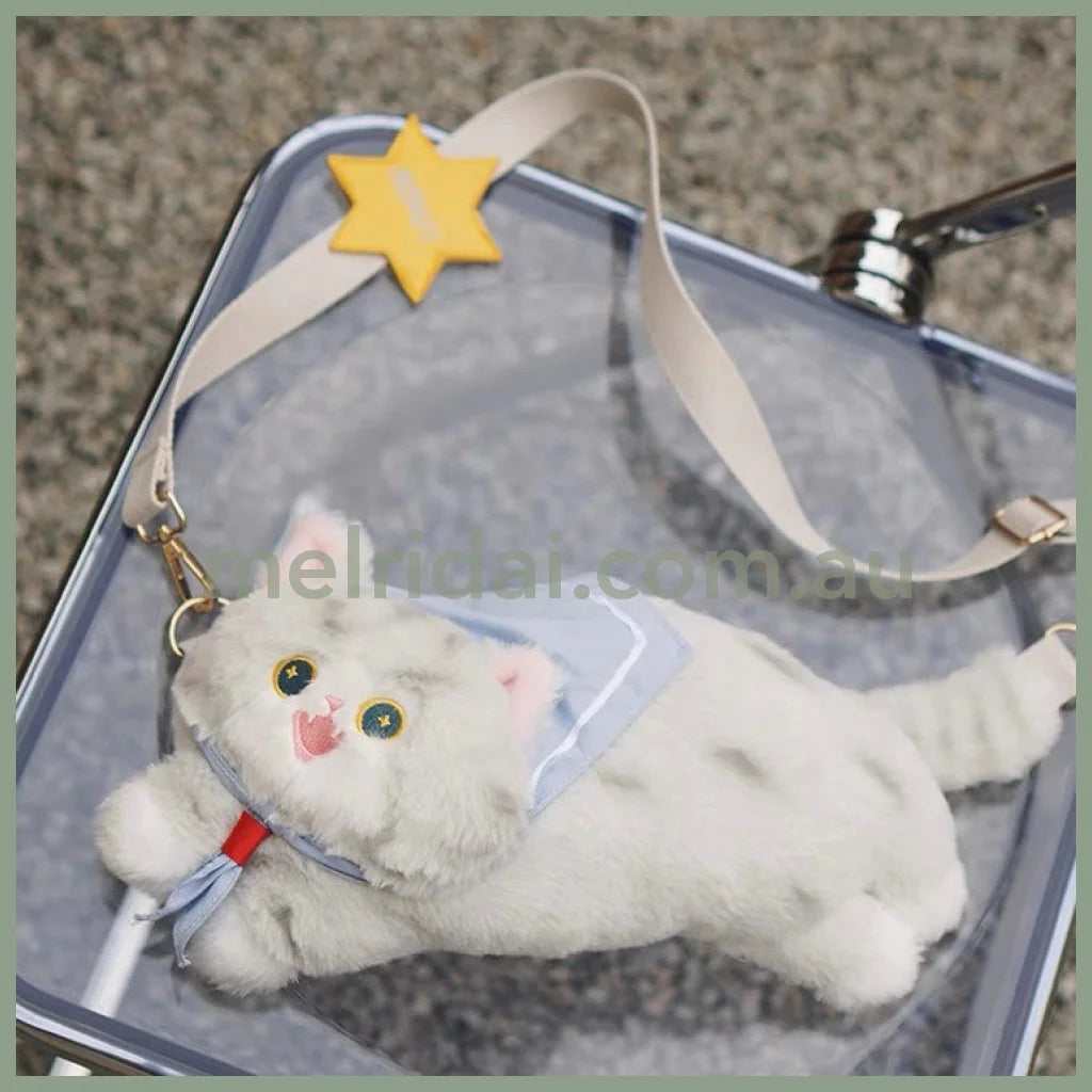Mewji Fluffy Shoulder Bag(Gy)