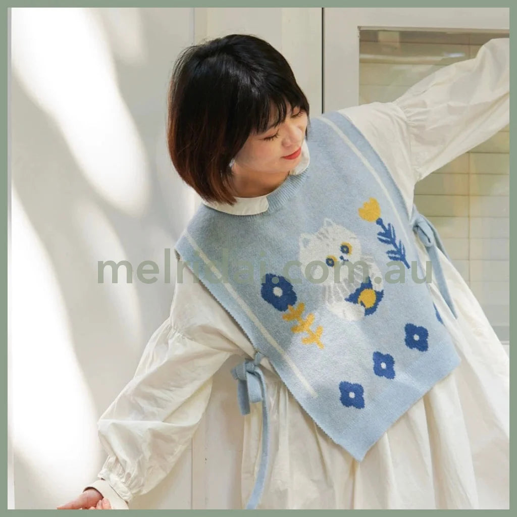 Mewji Knitting Vest (Bu)