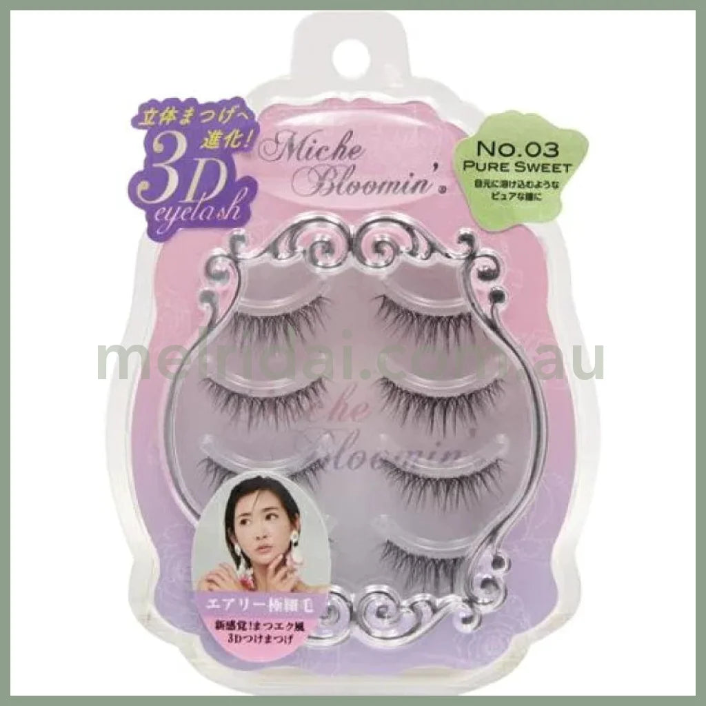 Miche Bloomin | Eyelashes 4 Pairs 3D 06 Girly Flair