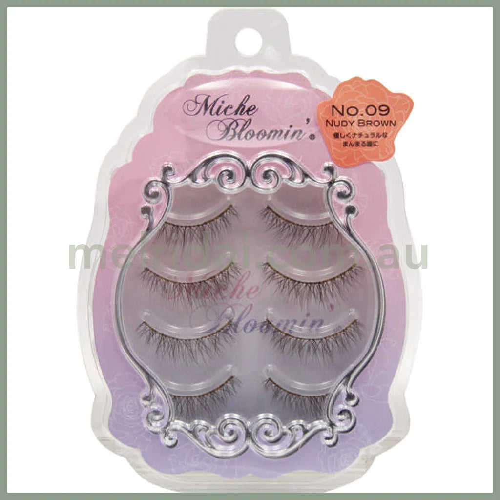 Miche Bloomin | Eyelashes 4 Pairs 3D 09 Nudy Brown