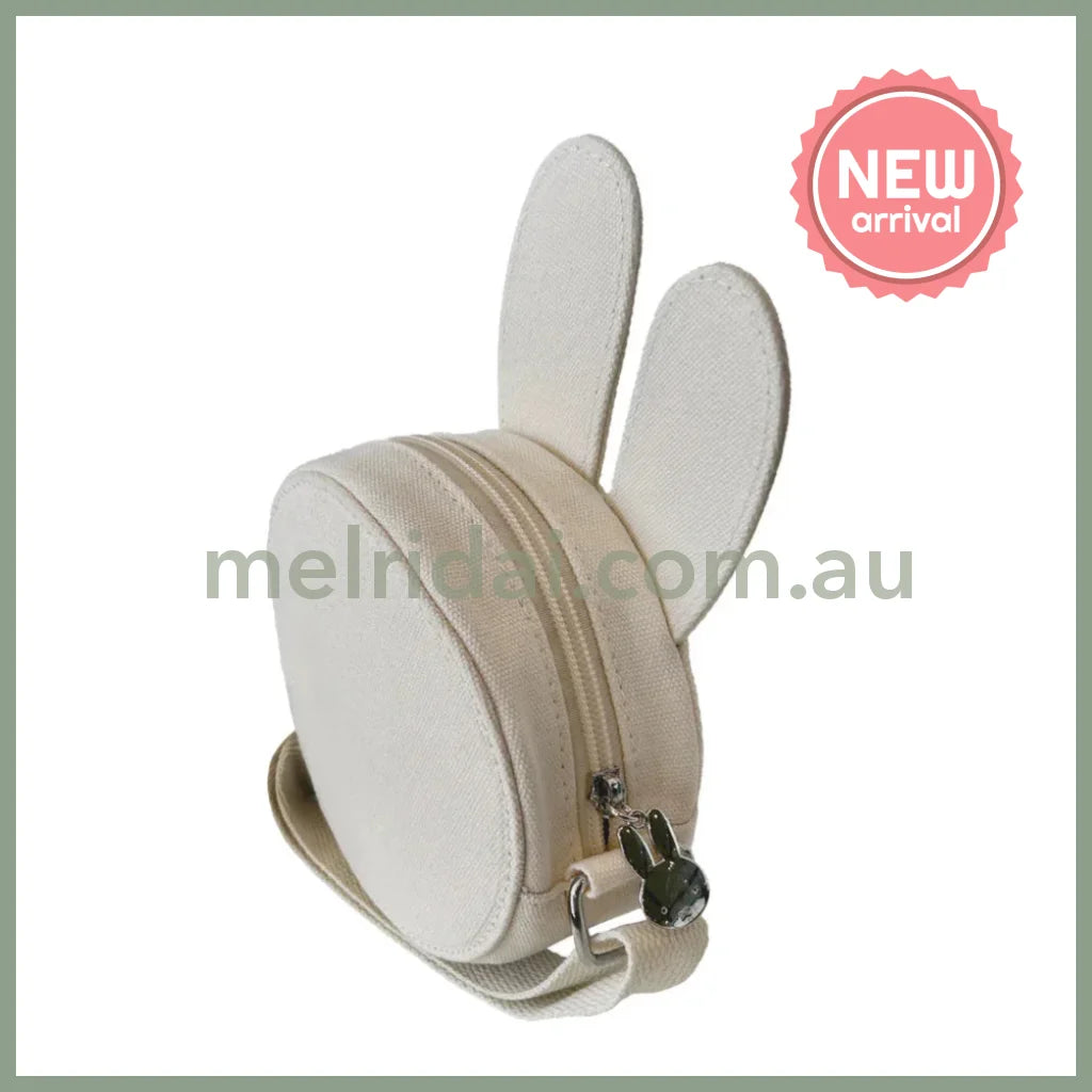 MIFFY | Canvas Ears Crossbody Bag Shoulder Bag 14cm x 19cm x 5cm