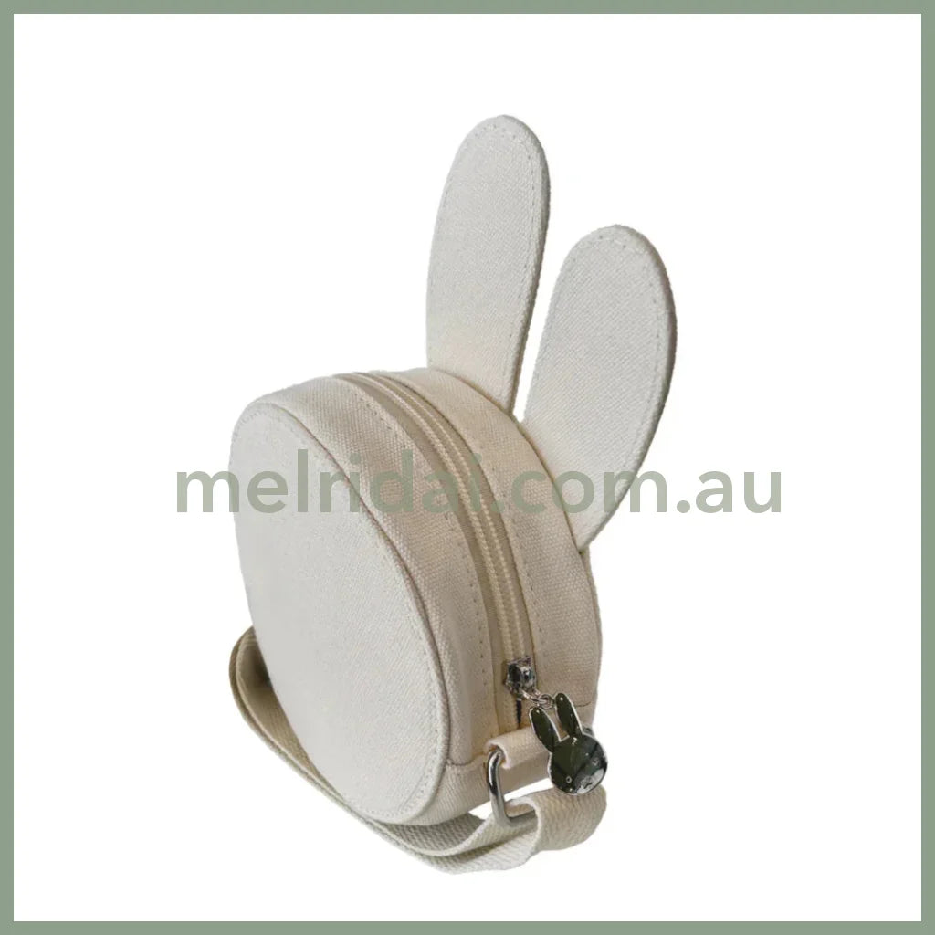 MIFFY | Canvas Ears Crossbody Bag Shoulder Bag 14cm x 19cm x 5cm