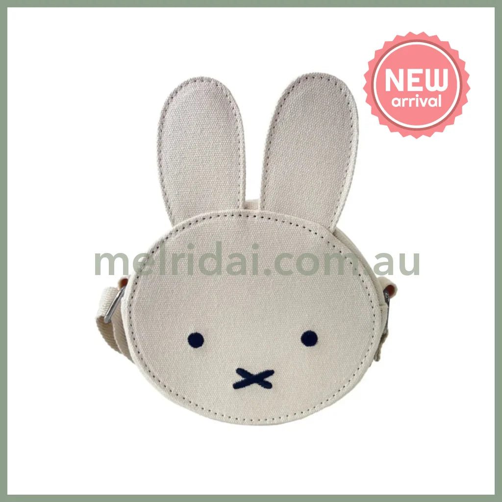 MIFFY | Canvas Ears Crossbody Bag Shoulder Bag 14cm x 19cm x 5cm