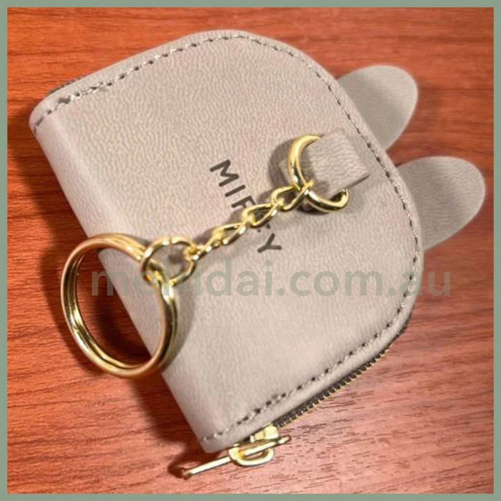 Miffy | Coin Purse Keychain 80Mm×W65Mm×D15Mm 米菲 皮质零钱包/硬币包 钥匙链/挂件