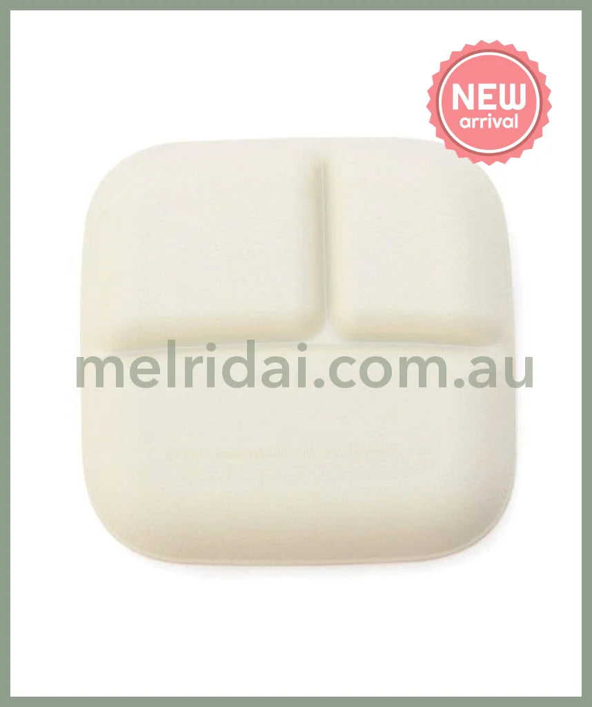 MIFFY | Dick Bruna Miffy Strawberry Divided Plate 214×214×30mm(Strawberry&Tulip) - microwave and dishwasher safe