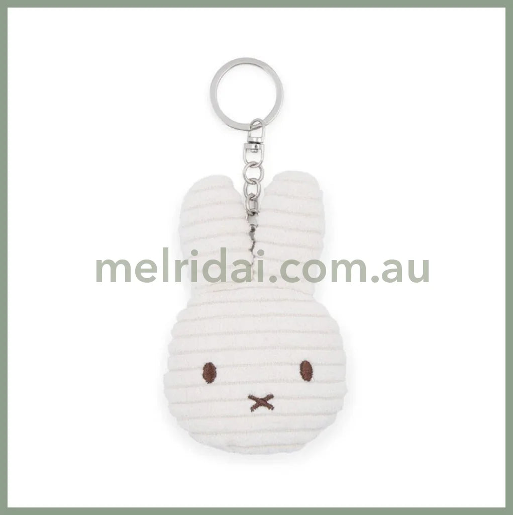 MIFFY | Flat Keychain Eco Corduroy 10cm 100% recycled PET (Offwhite)