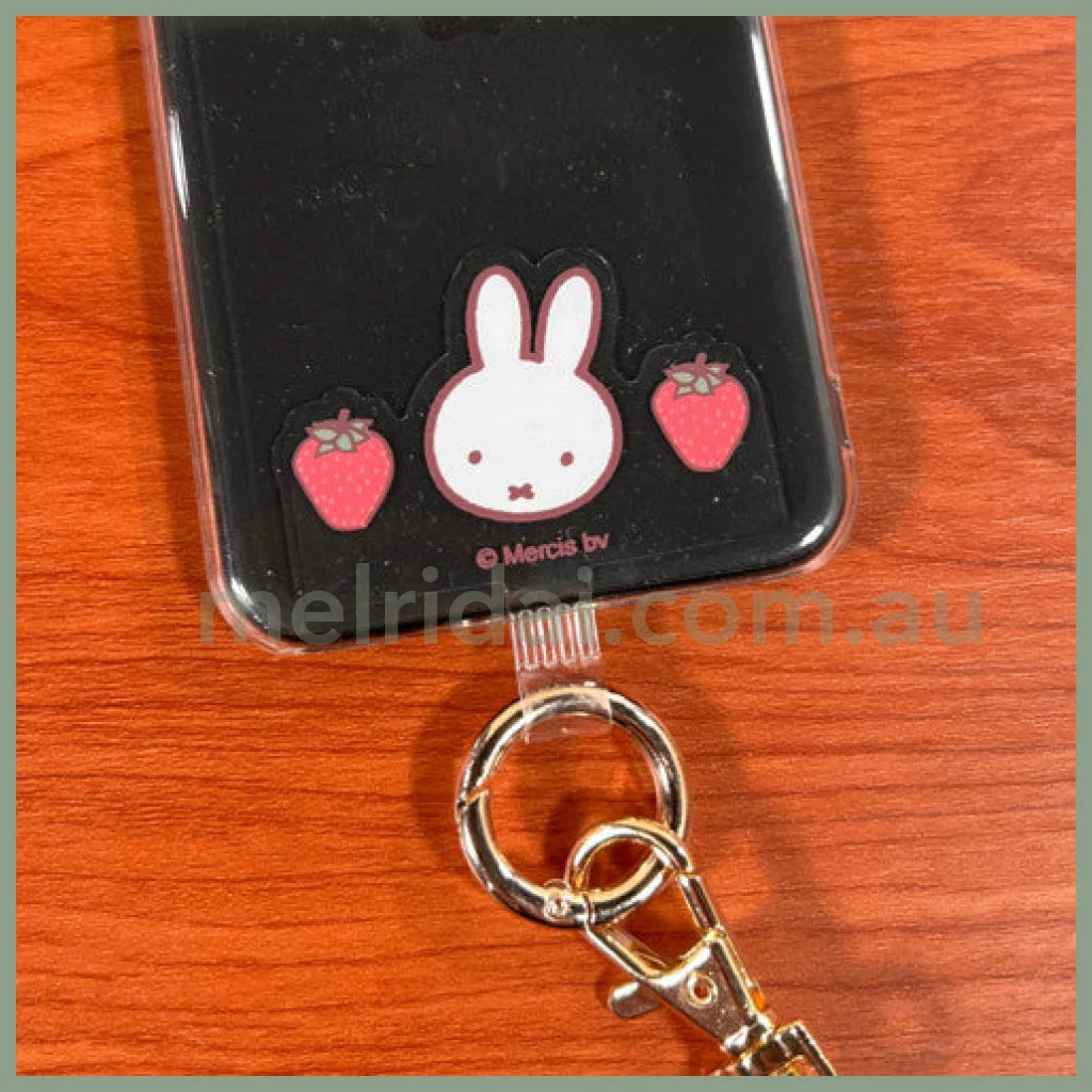 Miffy | Shoulder Strap For Smartphone (Strawberry&Chocolate) 米菲 手机挂绳/挎绳/背带 解放双手 防丢（草莓与巧克力系列 ）