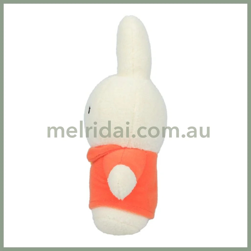 Miffy| Tokotoko Club Plush Doll H17×W10×D6Cm 米菲 站立式毛绒玩偶/公仔(橘色连衣裙)