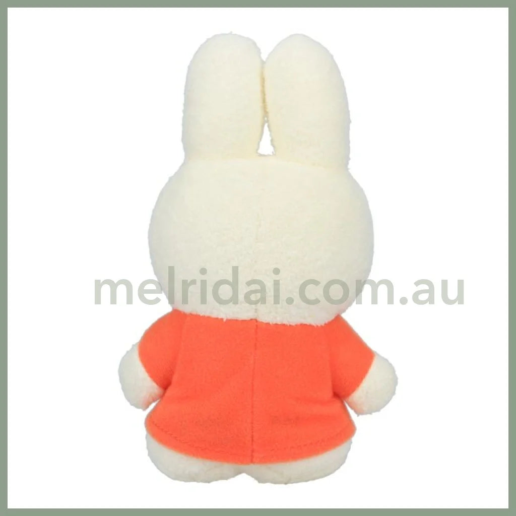 Miffy| Tokotoko Club Plush Doll H17×W10×D6Cm 米菲 站立式毛绒玩偶/公仔（橘色连衣裙）