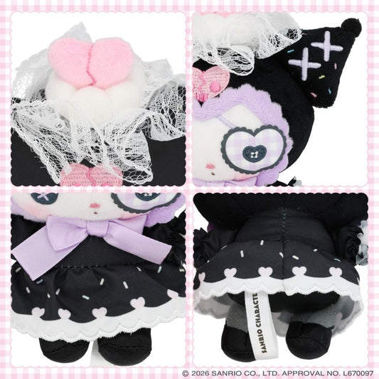 SANRIO | Kuromi Mascot Holder Bag Charm Keychain 150×200×65mm (Dreamy Sweets Ghost House)