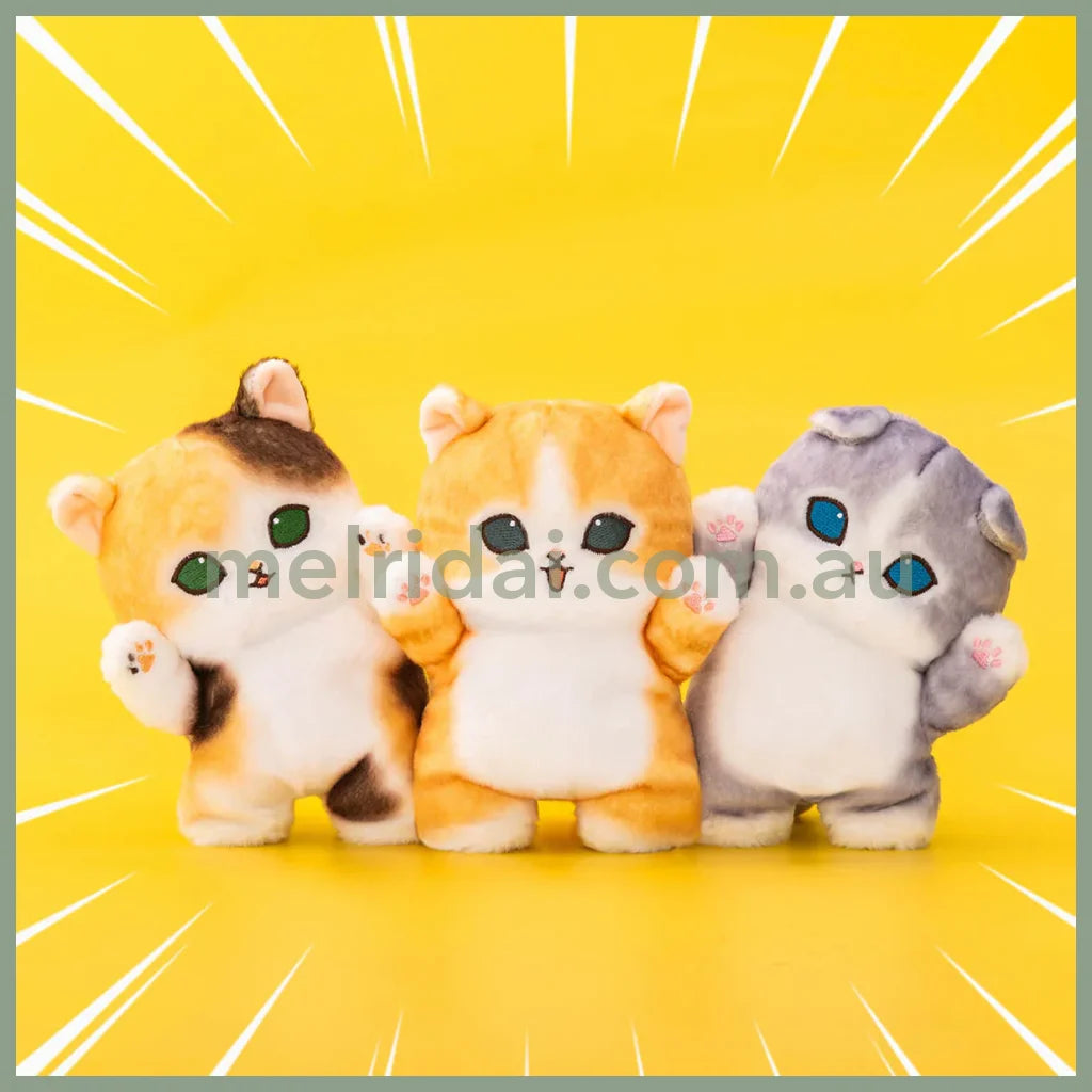 MOFUSAND | Calico Standing Plush Toy Plush Doll 175×120×100mm (Hyokkori! Tachimasu Nyan)