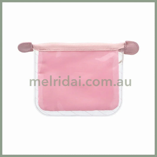 MOFUSAND | Clear Pouch Mini Flat MITTE H100×W170×D10mm (Angel Nyan)